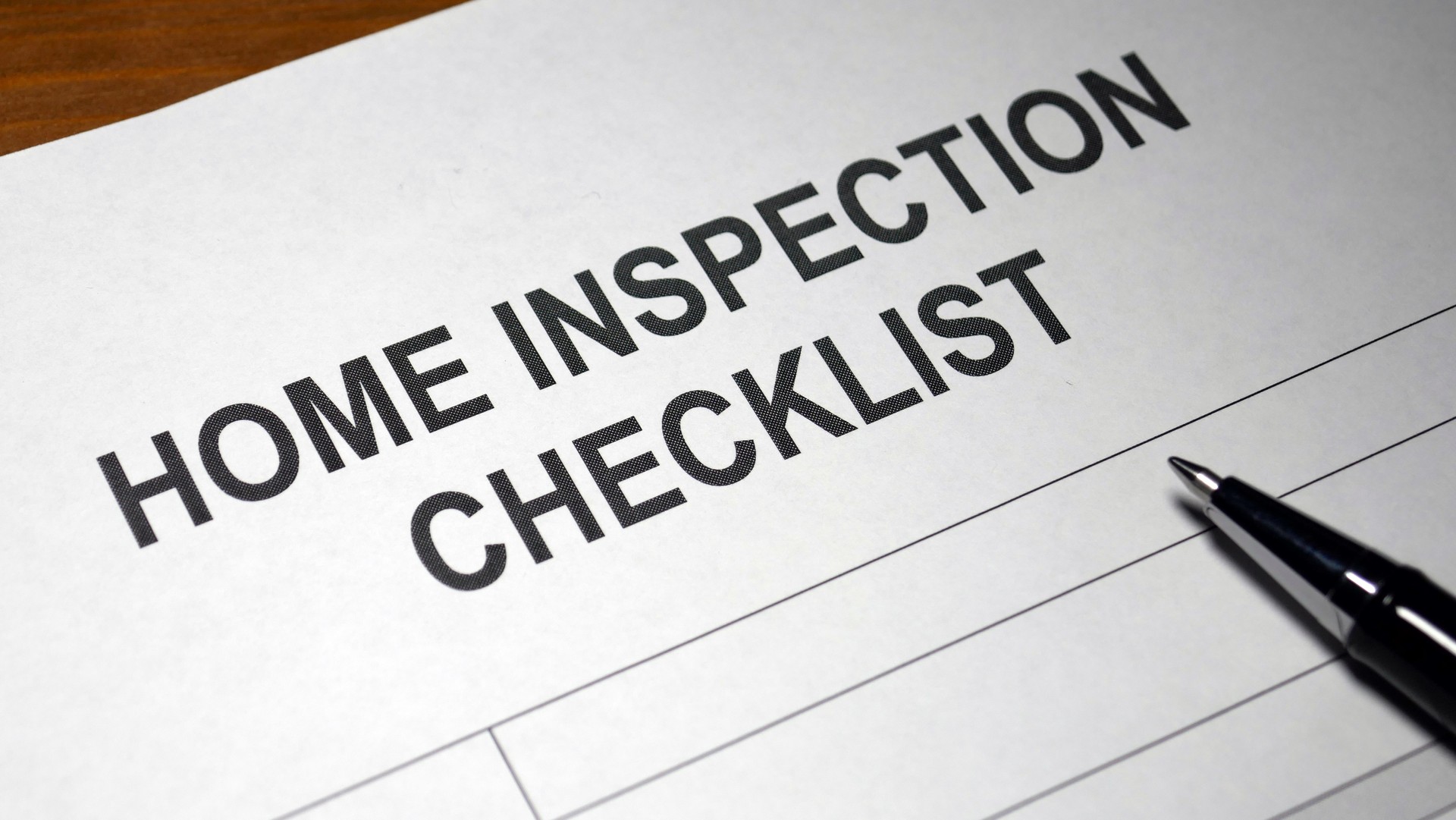 Home Inspection Checklist